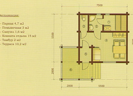 Баня 37 м²