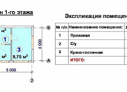 Дачный дом 23 м2